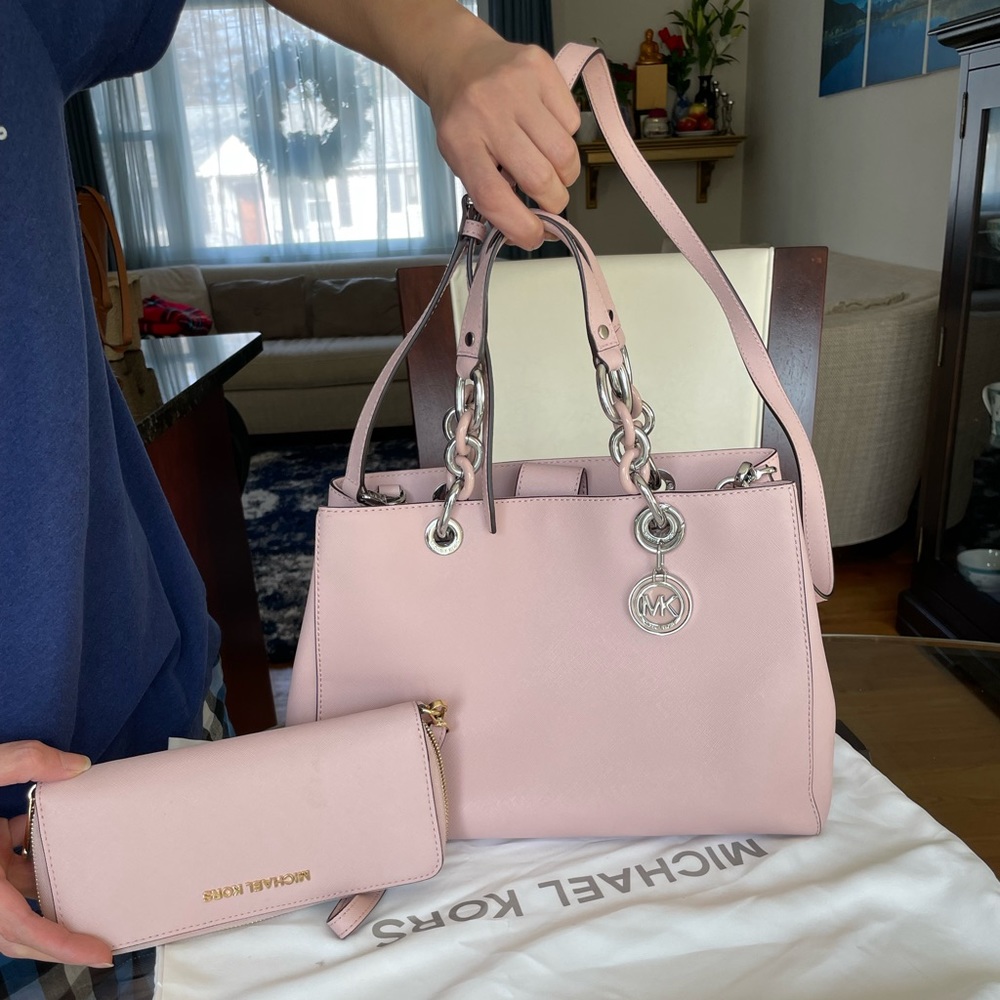 Michael Kors Pink Bag & Wallet